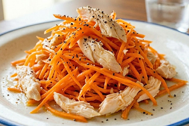 【きょうの料理】にんじんとゆで鶏のマリネのレシピ 飛田和緒さん春野菜おかず