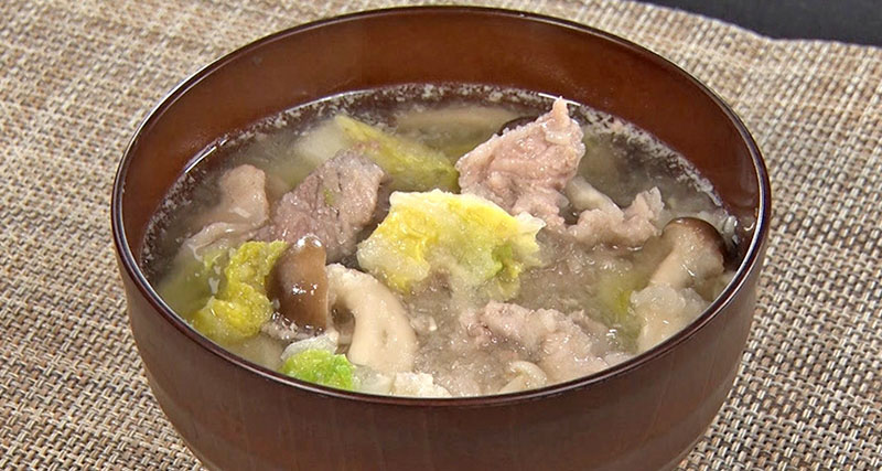 【ZIP】豚こまみぞれスープのレシピ 殿堂入り豚こま簡単料理