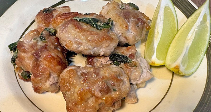 【ZIP】豚こま肉とバジルのボール揚げのレシピ 殿堂入り豚こま簡単料理