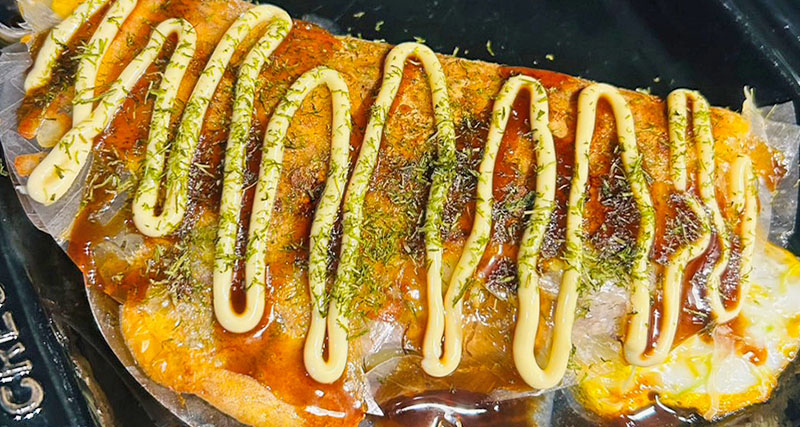 【ZIP】ライスペーパーのとんぺい焼きのレシピ 殿堂入り豚こま簡単料理