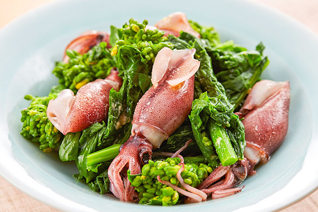 【あさイチ】ほたるいかと菜の花の辛子和えのレシピ(林亮平)朝イチみんなゴハンだよ