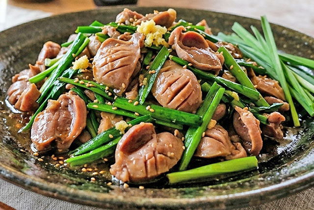 【あさイチ】砂肝とニラの簡単！オイスターソース炒めのレシピ(エダジュン)朝イチみんなゴハンだよ