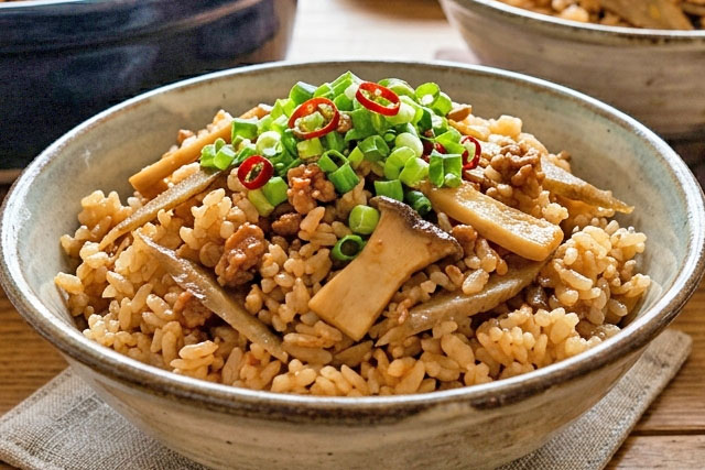 【DAIGOも台所】ごぼう味噌の混ぜご飯のレシピ 余ったご飯アレンジ料理