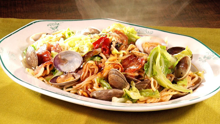 【ヒルナンデス】ほっぽり焼きそばおいしい貝のレシピ(平野レミ)業務スーパーアレンジ料理