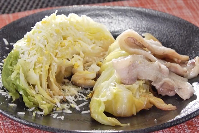 【相葉マナブ】春キャベツの蒸し焼きのレシピ JUJUさん直伝