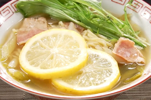 【相葉マナブ】レモンラーメンのレシピ 神奈川県小田原市のレモン農家直伝