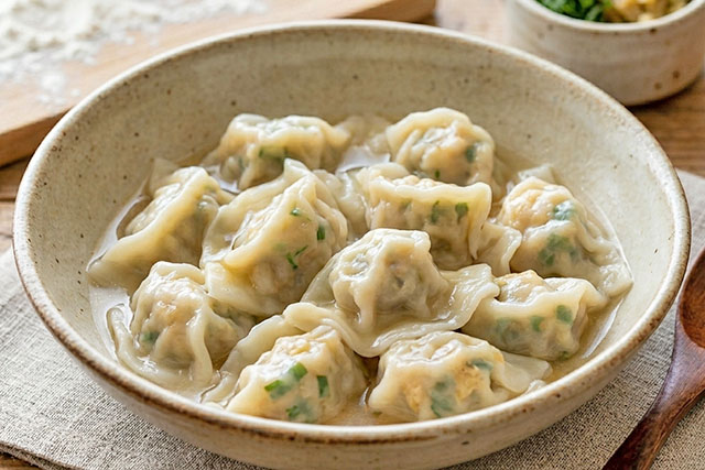 【きょうの料理】厚揚げとザーサイの水餃子のレシピ ウー・ウェンさん皮から手作り本格水餃子