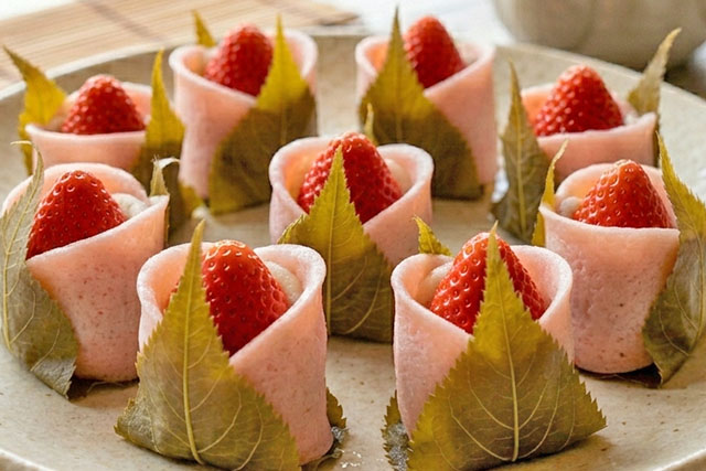 【きょうの料理】いちごの姫のレシピ 舘野鏡子さん直伝和菓子スイーツ