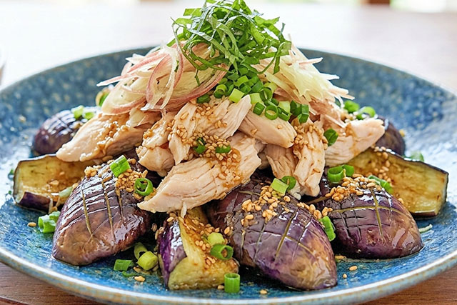 【あさイチ】鶏ささ身となすのたたき風のレシピ(吉田愛)朝イチみんなゴハンだよ