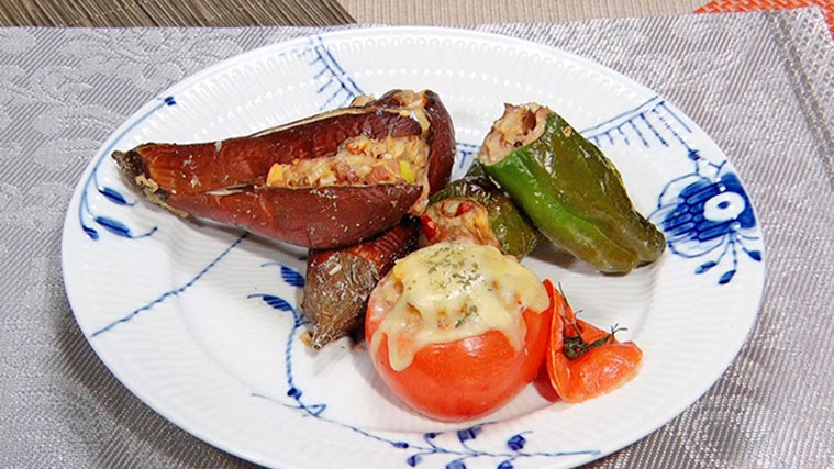 【DayDay】彩り野菜の豚肉詰めのレシピ 亜希のざっくりキッチン