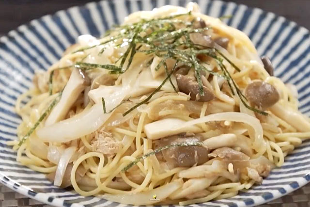【相葉マナブ】新玉ねぎとキノコの和風パスタのレシピ 神奈川県横浜市保土ヶ谷の新玉ねぎ農家直伝