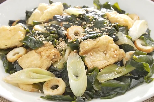 【相葉マナブ】わかめの炒め物のレシピ 神奈川県逗子市のわかめ漁師直伝