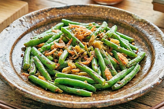 【きょうの料理】さやいんげんのカラカラ炒めのレシピ 菊池晋作シェフのマネしたい野菜炒め
