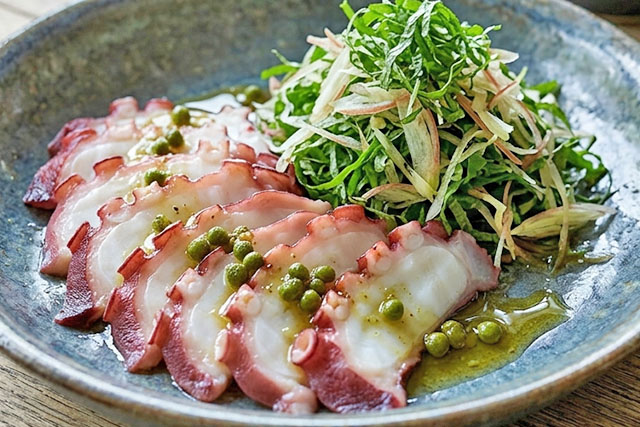 【きょうの料理】たこの山椒ドレッシングのレシピ(山椒オイル)吉田愛さん実山椒レシピ