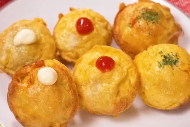 【瞬間回答】たこ焼き器で作る超簡単オムライスボールのレシピ 島本美由紀さん直伝