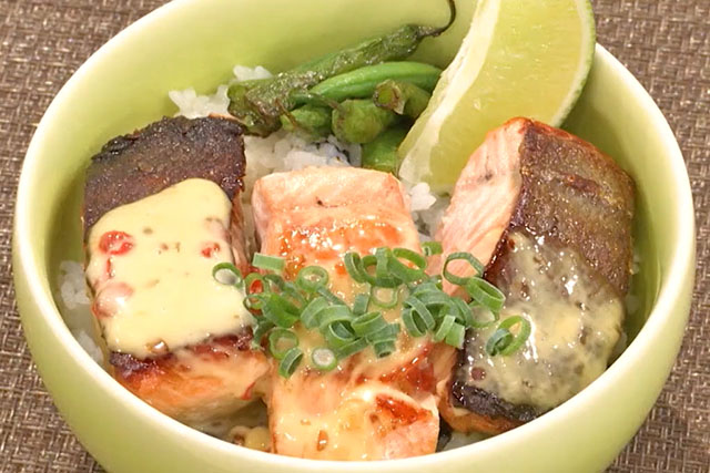 【つぶれない店】和田明日香『バンバンサーモン丼』レシピ 角上魚類食材で簡単料理