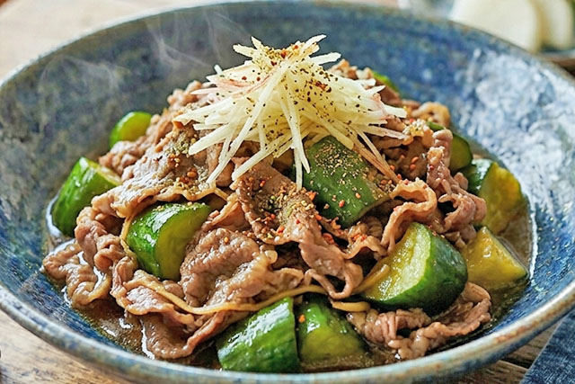 【あさイチ】きゅうりと牛肉の炒め煮のレシピ(柳原尚之)朝イチみんなゴハンだよ