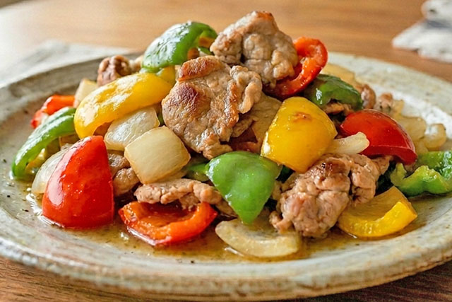 【きょうの料理】タサン志麻さん『豚肉とカラフル野菜のレモン醤油炒め』レシピ