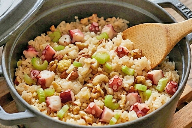 【きょうの料理】たこナッツご飯のレシピ 藤野嘉子さんさっぱり&スタミナ料理